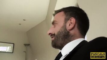 Slag Subslut Tasha Holz Enormes Tetas Rebotan Duro durante Vaquera